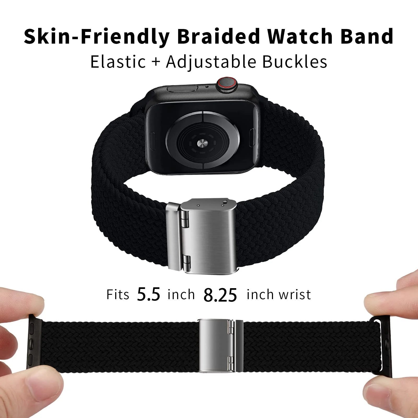 Metal Stainless Steel Strap Compatible with Apple Watch Bands 44Mm 45Mm 49Mm 42Mm 41Mm 40Mm 38Mm Accessories Bracelet Metal Wristbands for Iwatch Series 9 8 Ultra 3 4 5 6 SE 7 41Mm 45Mm Men Band