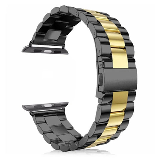 Metal Stainless Steel Strap Compatible with Apple Watch Bands 44Mm 45Mm 49Mm 42Mm 41Mm 40Mm 38Mm Accessories Bracelet Metal Wristbands for Iwatch Series 9 8 Ultra 3 4 5 6 SE 7 41Mm 45Mm Men Band